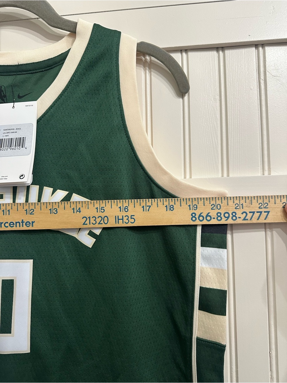Nike Milwaukee Bucks Damian Lillard #0 Swingman Jersey Youth Large L 14/16 - Picture 6 of 10